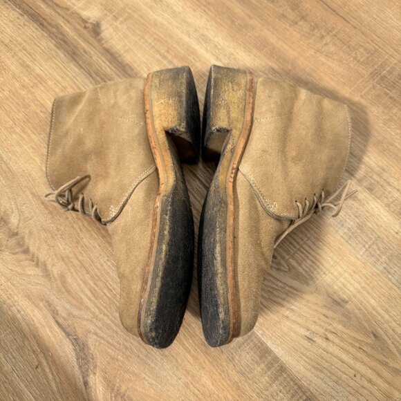 Vintage Roots Chukka Boots Suede Cabincore Utilitarian Chunky 7.5 - Picture 4 of 8
